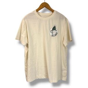 Goodfellow & Co Cream Graphic T-Shirt Woodchuck Short Sleeve Men’s Size XL NWOT